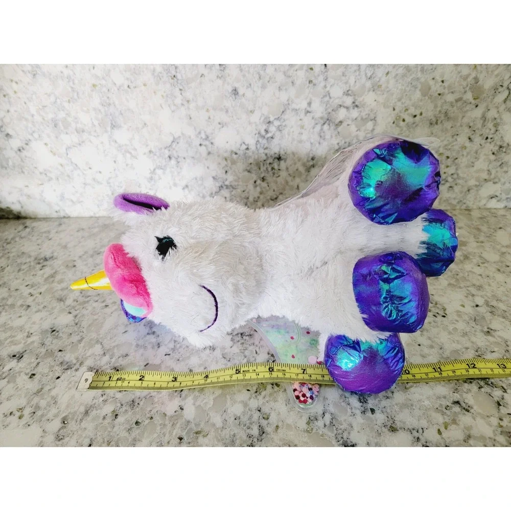 Barbie‎ Unicorn Plush Pegasus Pink Wings Stuffed Animal Toy Does Not Talk